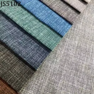 Stylish Heathered Linen Style Woven Upholstery Fabric Multi tone Textured Cloth for Sofa Couch Pillow and Interior Furnishing