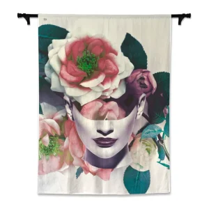 Stylish Psychedelic Vertical Art Fabric Decor Digital Printing Wall Hanging Tapestry