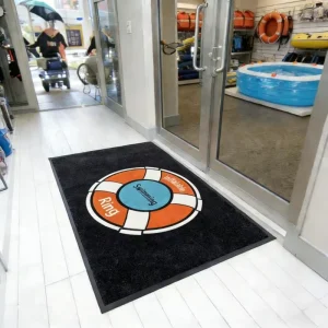 Sublimation Anime Custom Nylon Jacquard Tufted Anti Fatigue Reversible 3D Printed Logo Floor Mat Designer Doormat Outdoor Rug