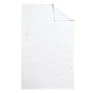 Sublimation Blank Double Layer Bath Sheet Factory Grade Cotton Polyester Hybrid Knitted White Throw Soft Printable Bath Sheets