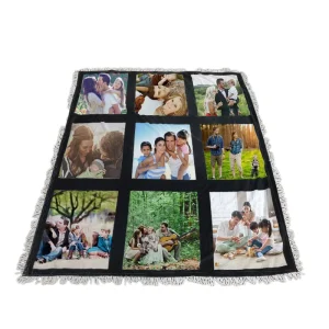 Sublimation Blank Throw Blankets DIY Heat Transfer Blanket for Office Living Room Car