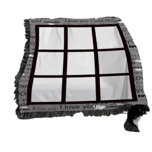 Sublimation Blanket Heat Press Woven Sublimation Blank Polyester Blanket Raschel Blanket