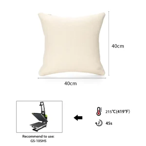 Sublimation Blanks Premium Linen Plain Solid Zipper Pocket Pillow Case Decorative Pillow Cushion Throw Cover Sofa Pillow Case