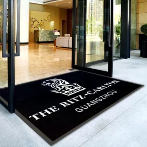 Sublimation Navidad Custom Rubber Mat Custom 3D Printed Logo Floor Mat Designer Doormat Outdoor Carpet