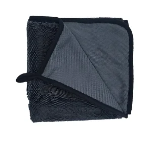 Suede Car Cleaning Towel Super Absorbent Quick Dry Auto Detailing Drying Cloth Custom Logo
