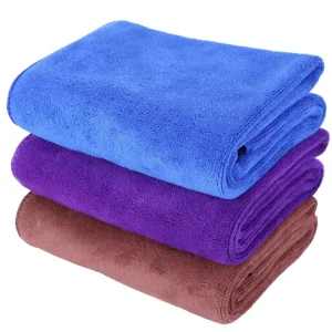 Suede Car Cleaning Towel Super Absorbent Quick Dry Auto Detailing Drying Cloth Custom Logo