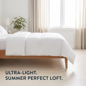 Summer 50% White Duck Down Comforter Lightweight Cooling Duvet Sets Bedding Luxury Quilts Manufacturer Supply