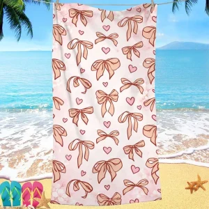 Summer Holiday Beach Towel Colorful Printed Durable Outdoor Camping Pool Towel