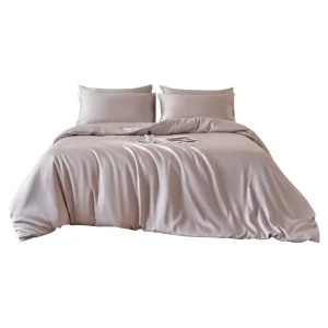 Summer Ice-Silk Four-Piece Bedding Set Light Luxury High-End Master Bedroom Fitted Sheet Flat Sheet Duvet Cover Four-Season
