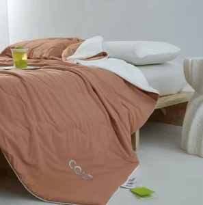 Summer Lightweight Duvet Breathable Quick-drying Antibacterial Fibre Fabric Skin-friendly and Crease-resistant Home Bed Blanket