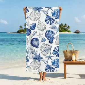 Summer New Design Sand Free Beach Towel Microfibre Towel Beach Towels with Logo Custom Print Outdoor Picnic Camping