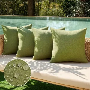 Summer Outdoor Decorative Pillow Covers Cushion Cover Waterproof Throw Pillow Cover