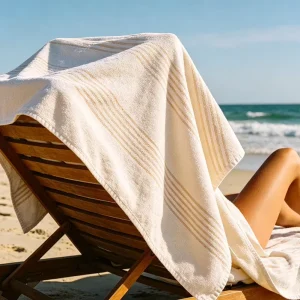 Summer Quick Dry Sand Free Beach Towel Oversized Microfiber Suede Cotton Custom Logo Full Color Printed Beach Towel
