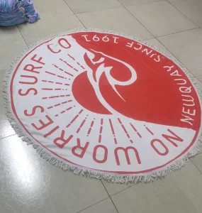 Summer Thick Microfiber Round Mandala Beach Towels Sand Free Adult Beach Mat Swimming Bath Towel With Tassel Logo Custom