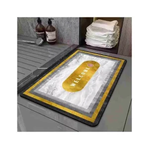 Super Absorbent Bath Mat Quick Drying Bathroom Floor Rug Bathroom Rug