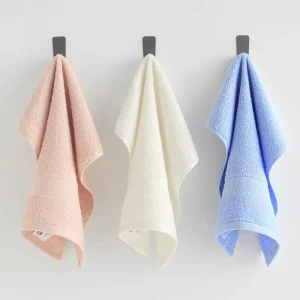 Super Absorbent Combed 100% Cotton Square Towel Washcloth Face Hand Cleaning Towel