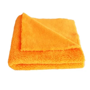 Super Absorbent Coral Fleece Microfiber Car Towel 40*40cm Ultrasonic Edge Cutting Soft Car Cleaning Towel for Car Wash
