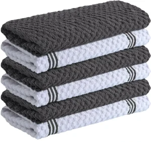 Super Absorbent Disposable Eco-Friendly Woven Cotton Kitchen Towels Ultra Soft Terry Quick-Dry for Drying Dishes Kitchen