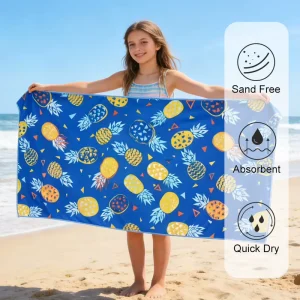 Super Absorbent Fast Drying Microfiber Beach Towel Large Lightweight High Density Soft Daily Household Towel