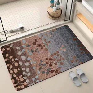 Super Absorbent Floor Mat Quick Drying Bath Rugs Non Slip Diatom Mud Home Area Diatomite Bath Mat Carpet