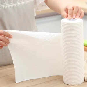 Super Absorbent Kitchen Paper Towel for Cleaning and Drying Water and Oil Spills
