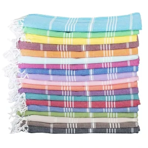 Super Absorbent Lightweight Woven Eco-Friendly Turkish Beach Towel Custom Logo Cotton Large Bath Sand-Free Oversized