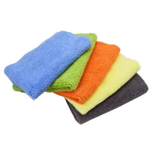Super Absorbent Long & Short Pile Edgeless Microfiber Car Detailing Towel Lint Free No Scratch Wash Cloth for Auto Cleaning