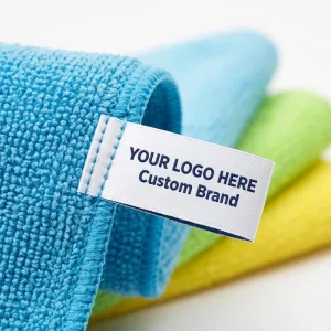 Super Absorbent Microfiber Cleaning Cloth Lint Free Quick Dry Towel for Car Detailing Kitchen Household Custom Logo Available