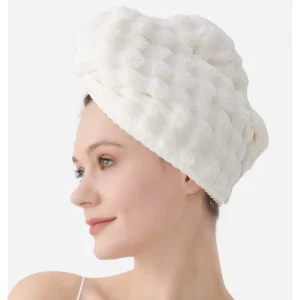 Super Absorbent Microfiber Hair Towel Wrap for Women Quick Dry Cap Hair Drying Towel