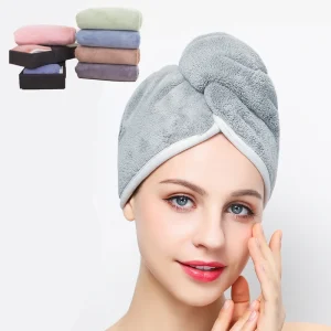 Super Absorbent Microfiber Hair Towel Wrap for Women Quick Dry Turban Wraps Hair Drying Towel