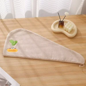 Super Absorbent Microfiber Hair Wrap Towel Quick Dry Soft Turban for Women Fast Dry Drying Hair Towel
