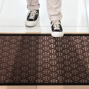 Super Absorbent Modern Rubber Door Mat Washable and Cushioned Indoor Outdoor Welcome Entry Mat for Home and Hotel