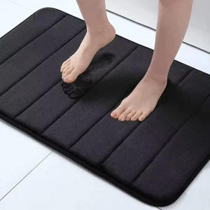 Super Absorbent Non Slip Bath Mat Soft Memory Foam Floor Shower Rug for Home Decor Bedroom and Bathroom Carpets