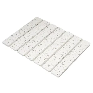 Super Absorbent Non Slip Eco Friendly Diatomite Dish Drying Mat Factory Print Pattern Foldable Bath Mat Kitchen Custom
