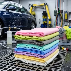 Super Absorbent OEM Absorbent Multi Color Car Drying Cleaning Cloth Car Wash Towel Microfiber Towel Car