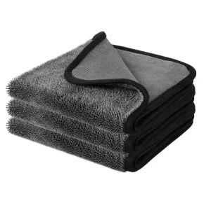 Super Absorbent Quick Dry Microfiber Car Wash Towel Soft Cleaning Cloths Thickened Twisted Design Toallas De Microfibra