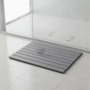 Super Absorbent Quick Dry Waterproof Anti Slip Solid Modern Design Floor Mat Bath Mat Diatomaceous Earth