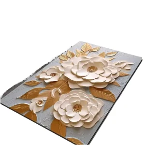 Super Absorbent Quick Drying Bath Mat Non Slip Rubber Bottom Easy Clean Bathroom Rug And Kitchen Doormat With Simple Design