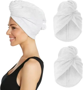 Super Absorbent Soft Microfiber Towel Hair Dry Shower Turban Towel for Women