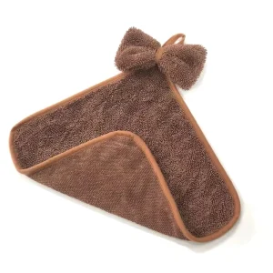 Super Absorbent Thick Kitchen Bathroom Towel with Hanging Hand Dry Towels Microfiber Twisted Hand Towels
