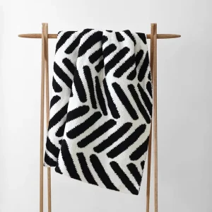 Super Comfortable Two Color Stitching Sofa Bed Blanket Customizable Microfiber Leopard Striped Slash Warm Cozy Solid Cartoon