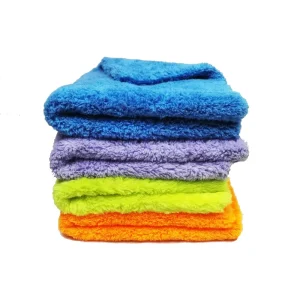 Super Plush 550 GSM 500GSM Microfiber Car Wash Towel Edgeless Design for Drying Detailing Polishing Top for Car Cleaning
