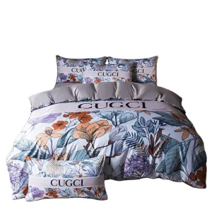 Super Soft 100% Organic Egyptian Cotton Woven Sateen 300tc Quilt Cover Comforter Set Bed Sheet Pillowcase Duvet Hotel