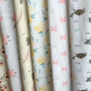 Super Soft 100% Polyester Velvet Embossed Fabric Cute Animal Print for Baby Fabric Baby Animal Print Fabric