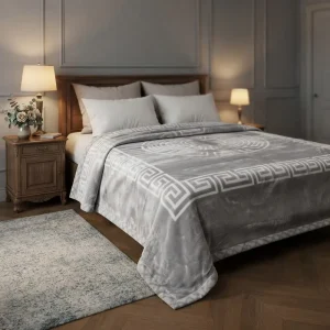 Super Soft 2 8kg Queen Size Raschel Blanket 100% Polyester American Style Cartoon Pattern Four Seasons Knitted
