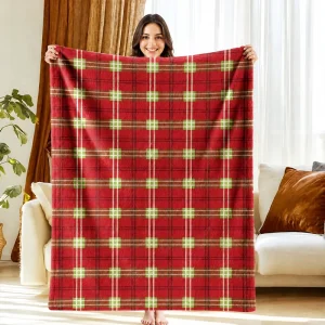 Super Soft Cozy Custom Print Christmas Design Logo Bed Sublimation Flannel Fleece Blankets Throws