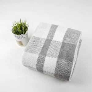 Super Soft Custom Throw Knitting Blanket for Adults Sleeping