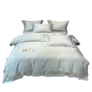 Super Soft Duvet Cover 100% Polyester Microfiber 4 Pieces Sheet Set for Hotel and Home