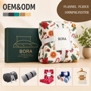 Super Soft Flannel Fleece Christmas Throw Blanket Cozy Festive Printed Holiday Blanket for Couch Bed Sofa Warm Gift Blanket