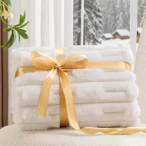 Super Soft Fuzzy Cozy Thick Blanket for Couch Chair Sofa Gift Home Decor Faux Rabbit Fur Blanket